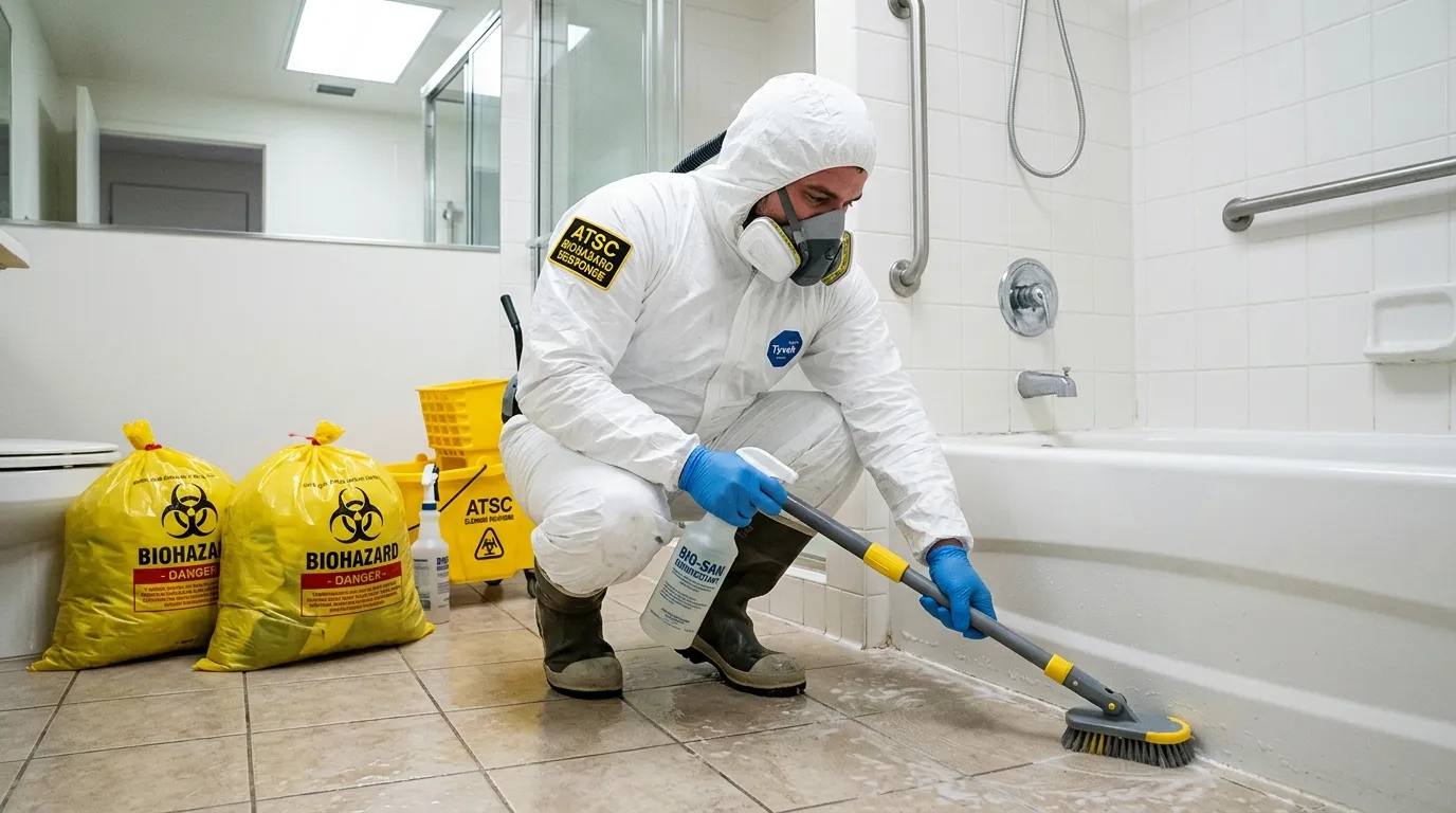 Decontamination equipment deployed for Blood Cleanup in Nicetown-Tioga